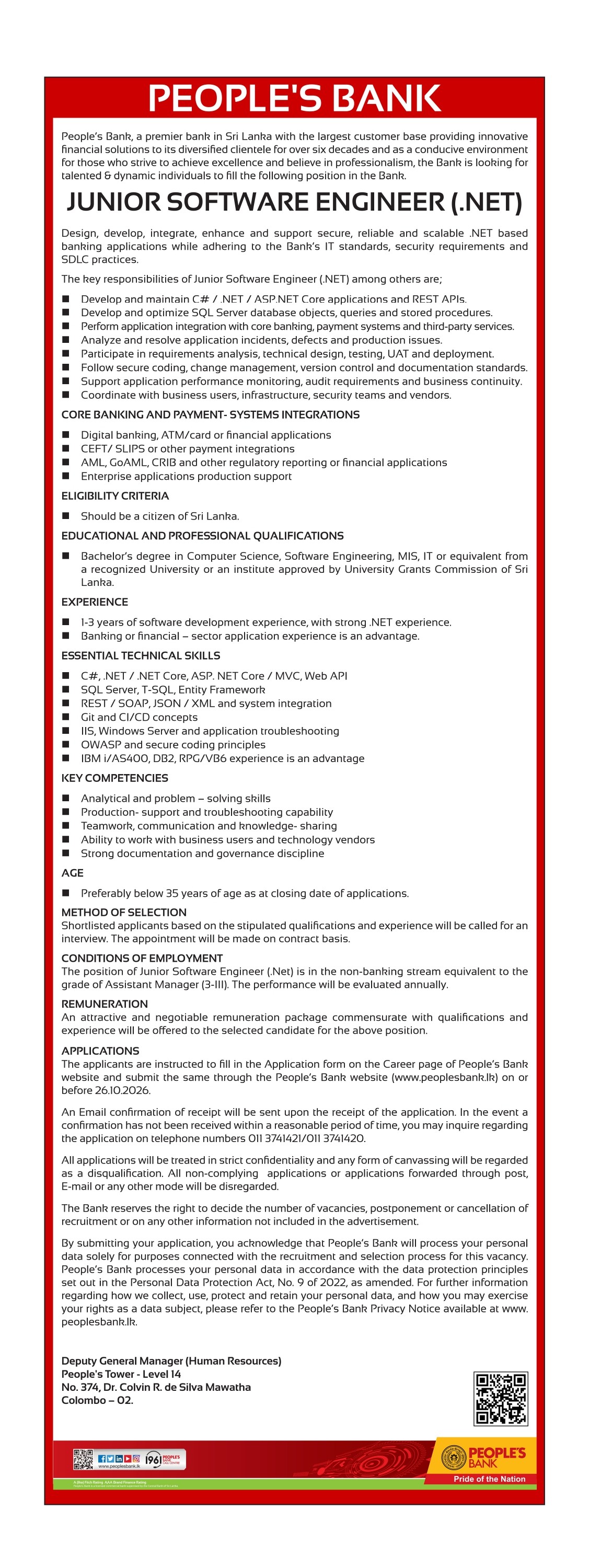 Junior Software Engineer